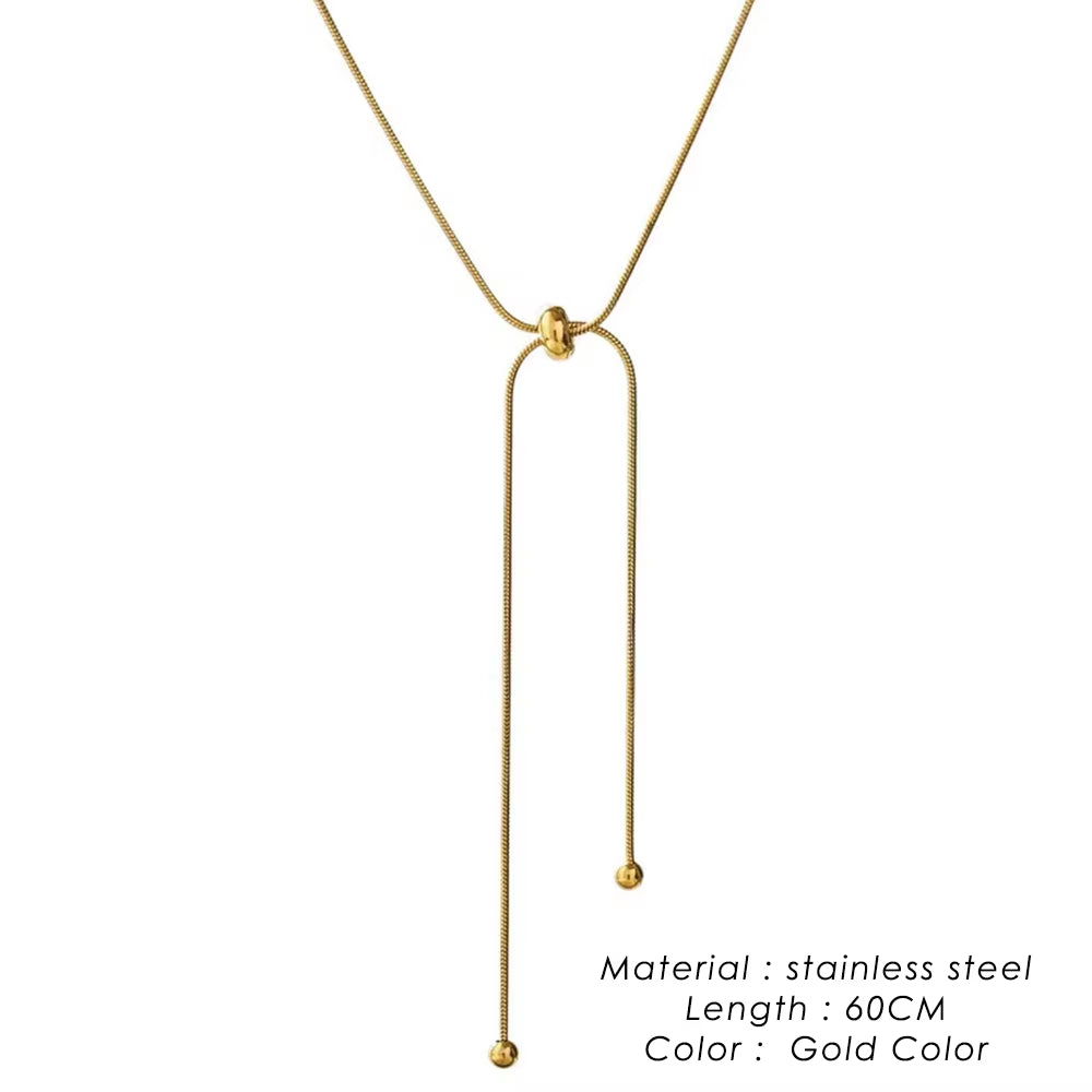 Fashion Stainless Steel Necklace for Woman Personality Infinity Cross Pendant Gold Color Necklaces on Neck Women Jewelry