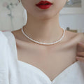 Leather Braid Pearl Number 5 Necklaces for Woman Bowknot Woman Necklace Luxury Brand Jewelry
